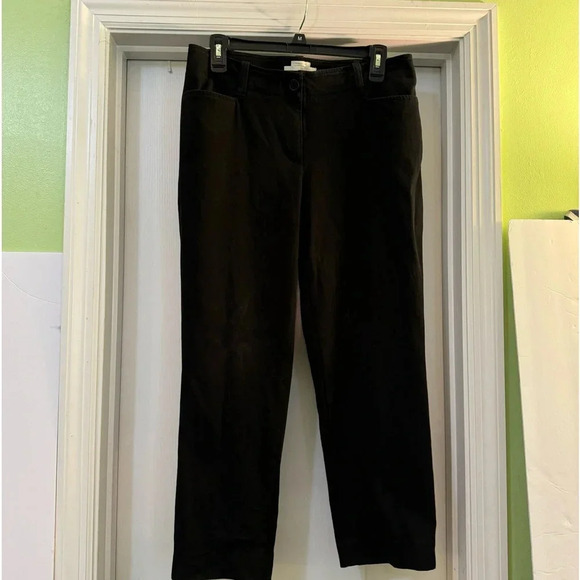 Talbots Signature Black Cropped Pants - Picture 1 of 7